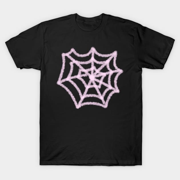 pink spider web pop art design T-Shirt by Artistic_st